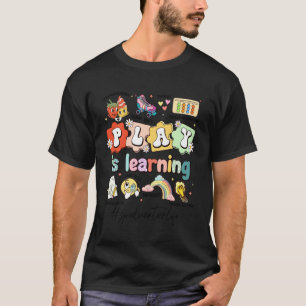 Camiseta Brincadeira Fofa é Aprender Professora de Educação