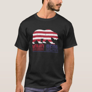 Camiseta Brincadeira Mamãe Bear 4 De Julho Tee Family Match