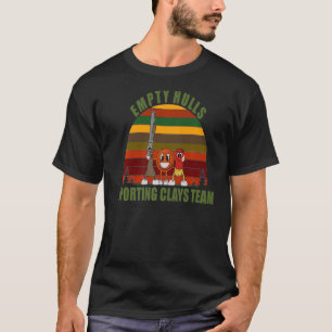 Camiseta Brincadeira Novelty Clay Pigeon Team Empregados Hu