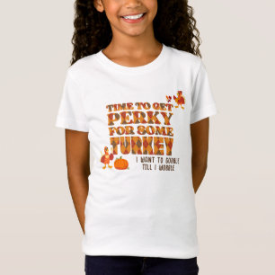 Camiseta Brincadeira por um feliz Dia de Ação de Graças da