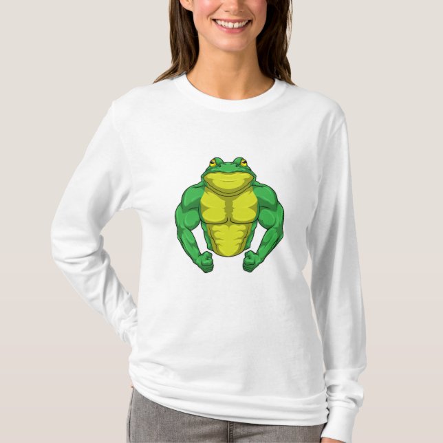 Camiseta Brincadeiras com músculos grandes (Frente)