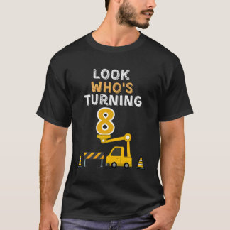 Camiseta Brincadeiras De 8 Anos De Idade Construção