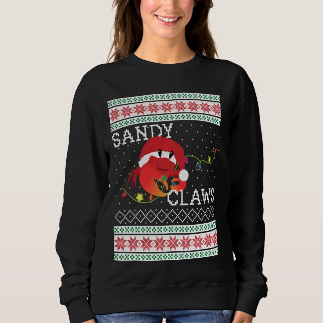 Camiseta Brincadeiras de Sandy Sandy, Doce De Natal Feio, D (Frente)