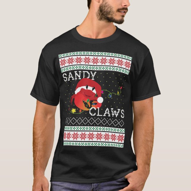 Camiseta Brincadeiras de Sandy Sandy, Doce De Natal Feio, D (Frente)