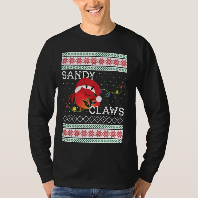 Camiseta Brincadeiras de Sandy Sandy, Doce De Natal Feio, D (Frente)