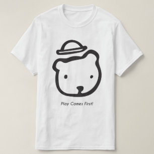 Camiseta Brincadeiras masculinas vêm em primeiro lugar cl