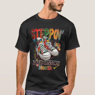 Camiseta Brincando ao Entrar nas Sapatilhas do Mês da Histó