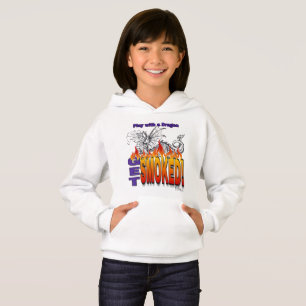 Camiseta Brincar Com Um Dragão Comer Hoodie Fumado