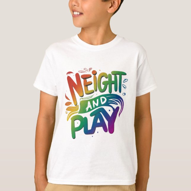 Camiseta Brincar E Brincar (Frente)
