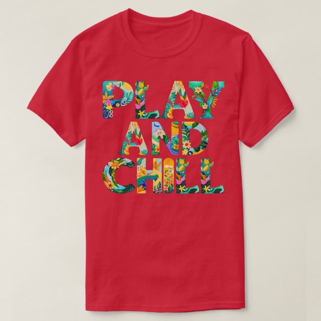 Camiseta Brincar e Encher (Frente do Design)