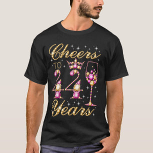 Camiseta Brinde a 44 Anos Festa de Aniversário de 44 anos M