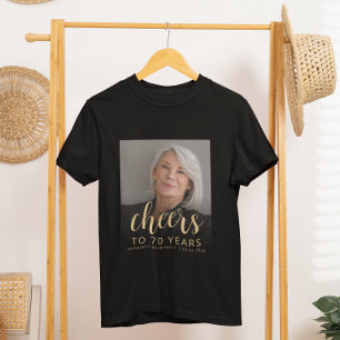 Camiseta Brinde de Foto Personalizada para Aniversário de 7