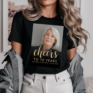 Camiseta Brinde de Foto Personalizada para Aniversário de 7