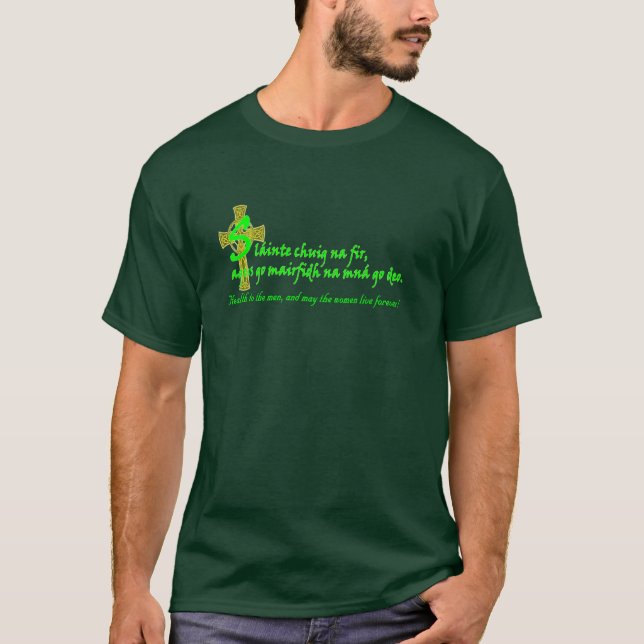 Camiseta Brinde irlandês (Frente)