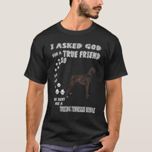 Camiseta Brindle Cur Dog Mãe Pai Tratando Tennessee Brindle