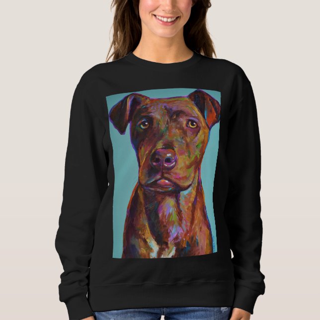 Camiseta Brindle Pitbull Pup (Frente)