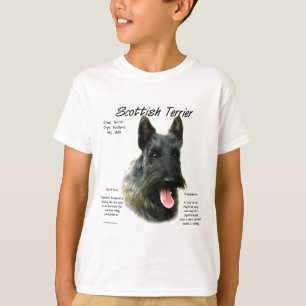 Camiseta Brindle Scottish Terrier History