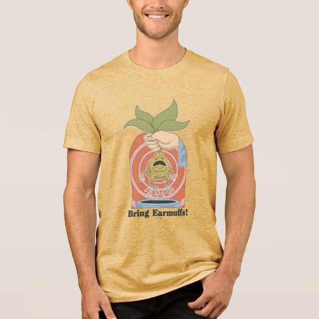 Camiseta "Bring Earmuffs!" Screaming Mandrake Graphic (Frente)