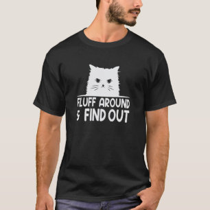 Camiseta Brinque Por Perto E Descubra Humor De Meme De Gato