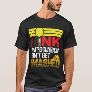 Camiseta Brinque Responsavelmente Divertido Slogan Para Jog
