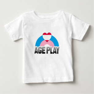 CAMISETA BRINQUEDO DE IDADE ARCO-ÍRIS
