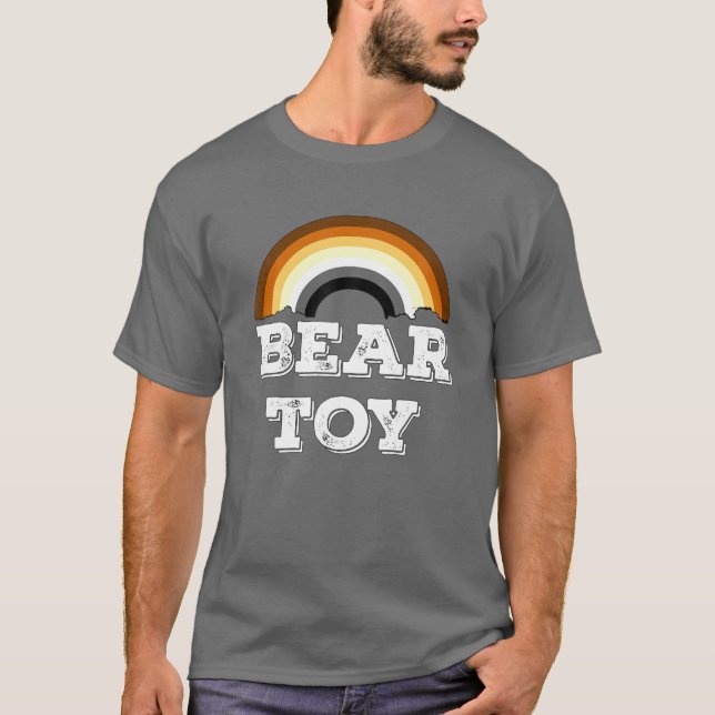 Camiseta Brinquedo de Urso Masculino - Orgulho do Urso Gay  (Frente)