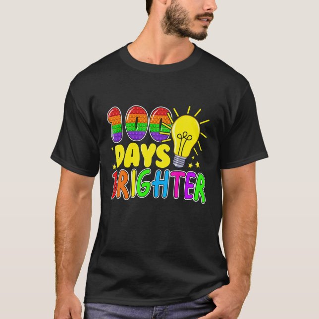 Camiseta Brinquedo Fidget 100 Dias De Pop Da Escola Ti 100  (Frente)
