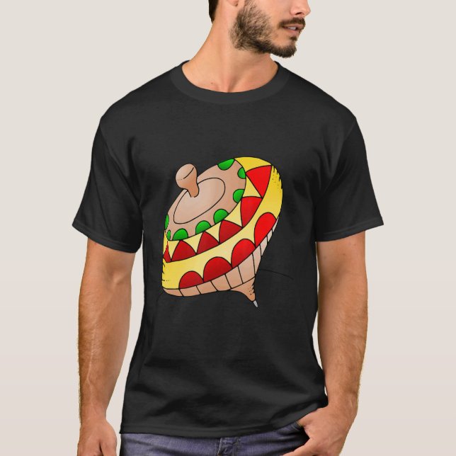 Camiseta Brinquedo giratório superior (Frente)