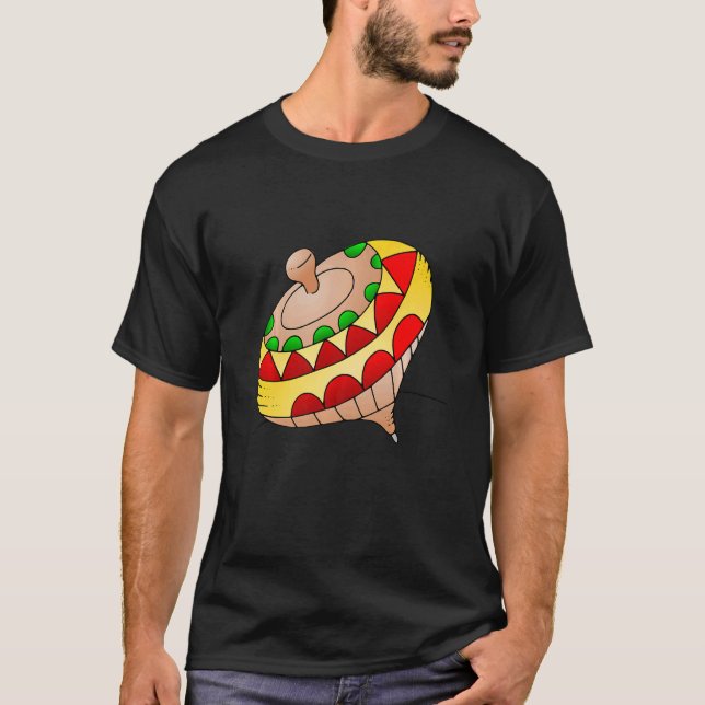 Camiseta Brinquedo giratório superior (Frente)