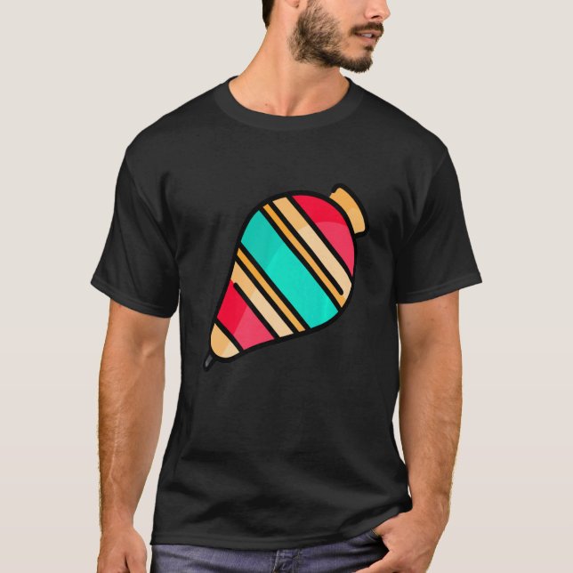 Camiseta Brinquedo giratório superior 6 (Frente)