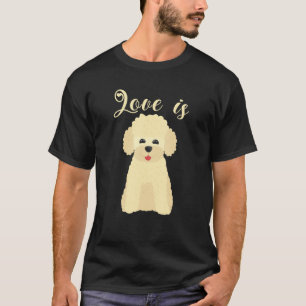 Camiseta Brinquedo Poodle Men Crianças Cachorros Mãe Pai Ad