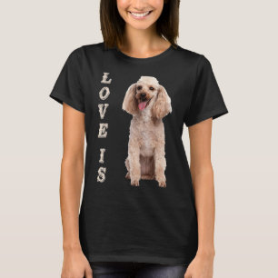 Camiseta Brinquedo Poodle Men Crianças Cachorros Mãe Pai Ad