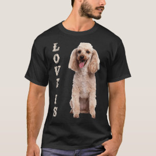 Camiseta Brinquedo Poodle Men Crianças Cachorros Mãe Pai Ad