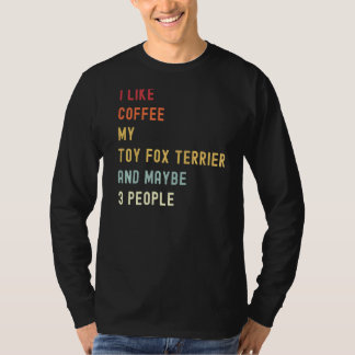 Camiseta Brinquedo, Raposa Terrier, Cachorro E Café