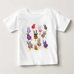 Camiseta Brinquedos engraçados e coloridos de Natal com Bel