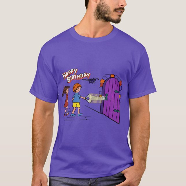 Camiseta Brinquedos Superdimensionados de Johnns (Frente)