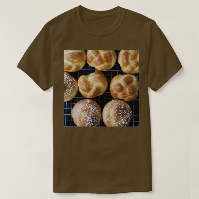 Camiseta Brioche cozido fresco do forno (Frente do Design)