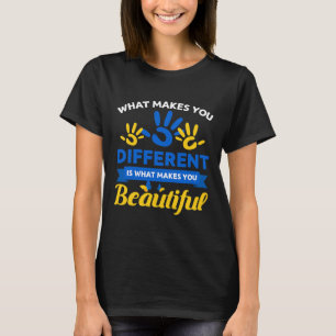 Camiseta Brisa de Sensibilização para o Dia da Síndrome de 