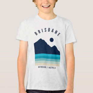 Camiseta Brisbane Queensland Austrália Praia Vintage Retrô