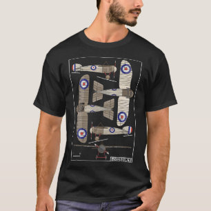 Camiseta Bristol M.1 Monoplane Scout British WW1 Fighter Pl