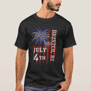 Camiseta Bristol RI 4° aniversário do Dia da Independência