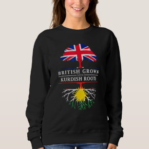 Camiseta Britânicos Crescem Com Raízes Curdas - Curdistão E