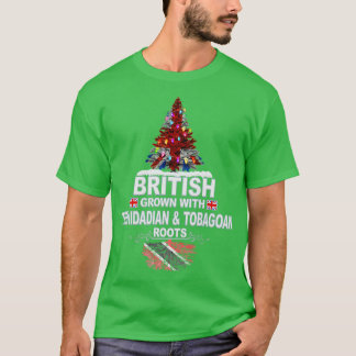 Camiseta Britânicos Crescem Com Raízes De Trinidade E Tobag