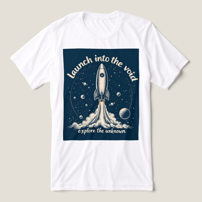Camiseta Brite-T Launch Into The Void 0018979 (Design frontal)