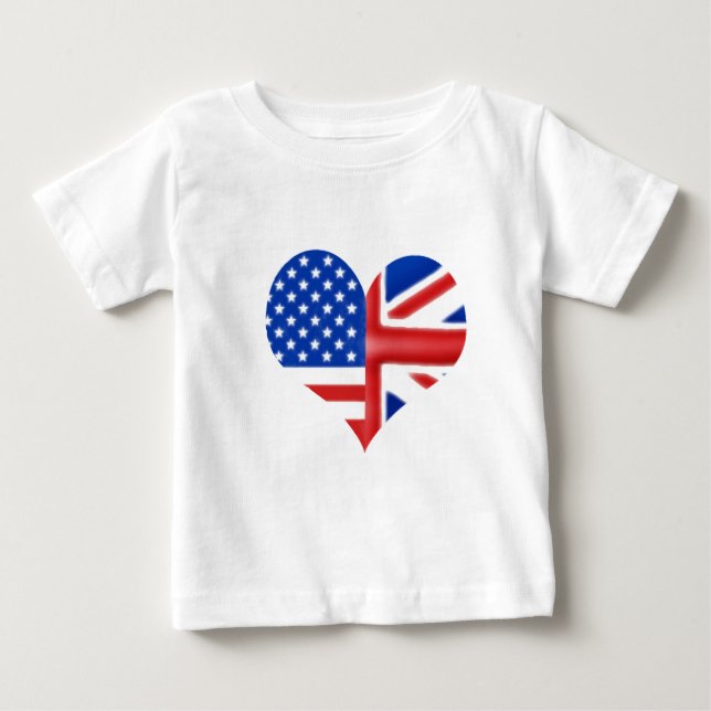 Camiseta British American Heart (Frente)