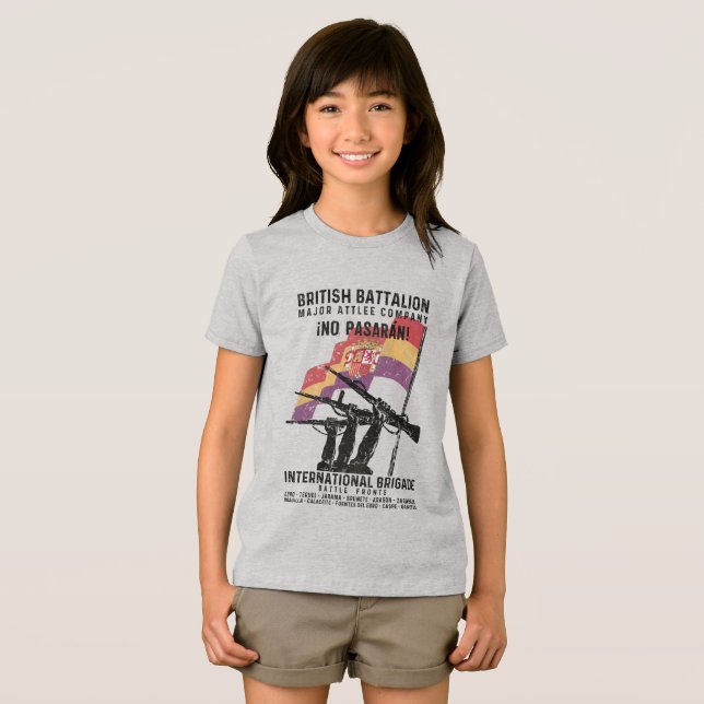 Camiseta British Battalion Major Attlee Company (Frente Completa)
