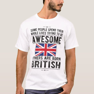 Camiseta British Flag Excelente UK Heritage British Roots