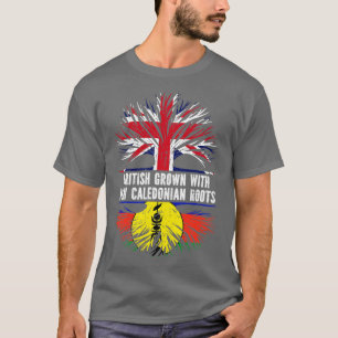 Camiseta British Große with New Caledonian Roots UK Flag En