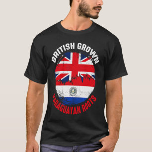 Camiseta British Grown Paraguai Roots Vintage Flagages for 