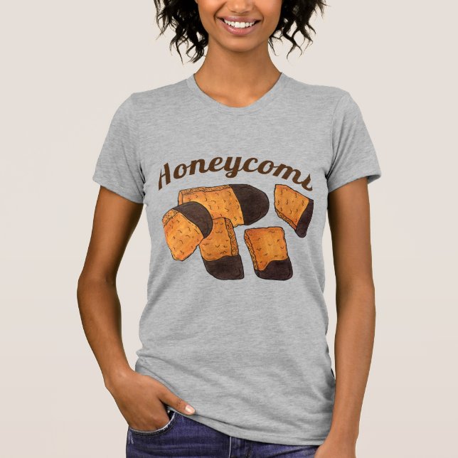 Camiseta British Honeycomb Sponge Cinder Toffee Candy Sweet (Frente)